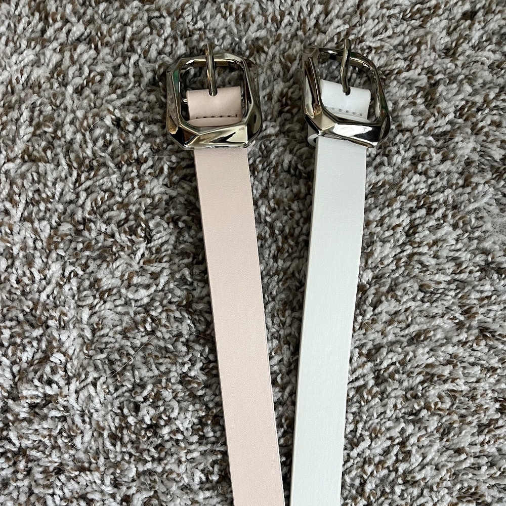 White and Pink Belt Duo